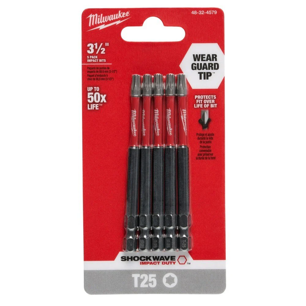 Milwaukee 48-32-4579 Shockwave 3.5" T25 5PK - Image 7