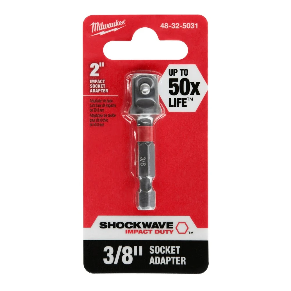 Milwaukee 48-32-5031 SHOCKWAVE 3/8" Impact Socket Adapter - Image 5
