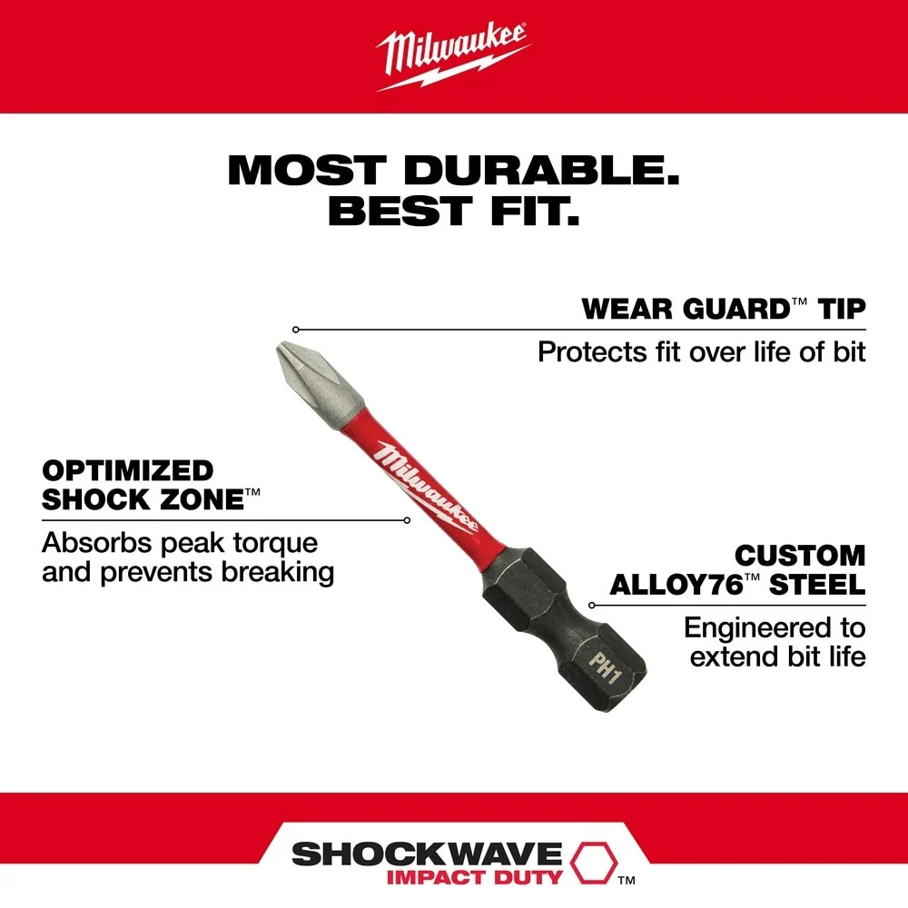 Milwaukee 48-32-5101 SHOCKWAVE Impact Duty Driver Bit Set - 34PC - Image 7