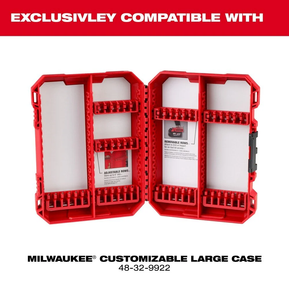 Milwaukee 48-32-9934 Large Case Rows for Insert Bit Accessories 5PK - Image 2