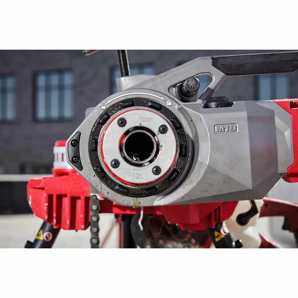 Milwaukee 48-36-1006 2" Alloy NPT Portable Pipe Threading Forged Aluminum Die Head - Image 8
