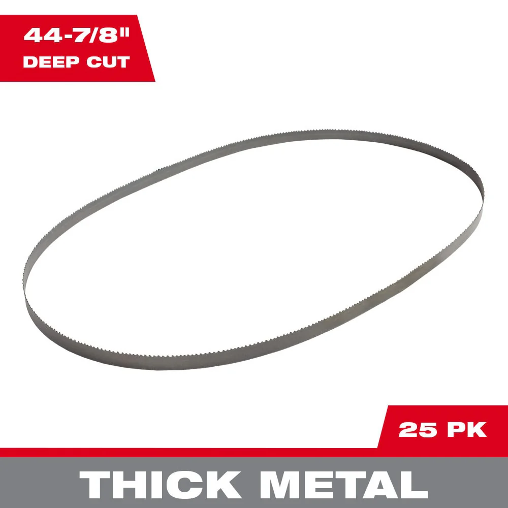 Milwaukee 48-39-0505 10 TPI Deep Cut Band Saw Blades 25-Pack - Image 3