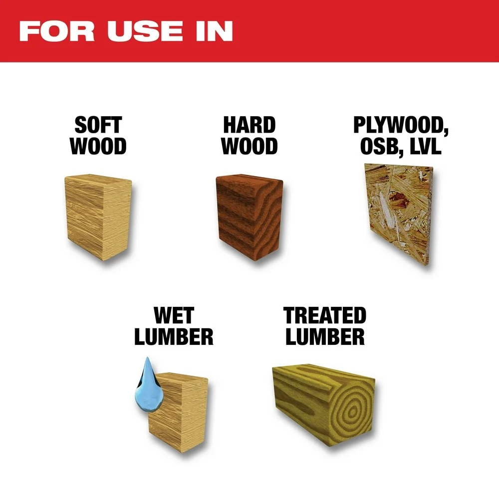 Milwaukee 48-40-1713 7-1/4" 24T Construction Worm Drive Framing Contractor Pack (25PK) - Image 2