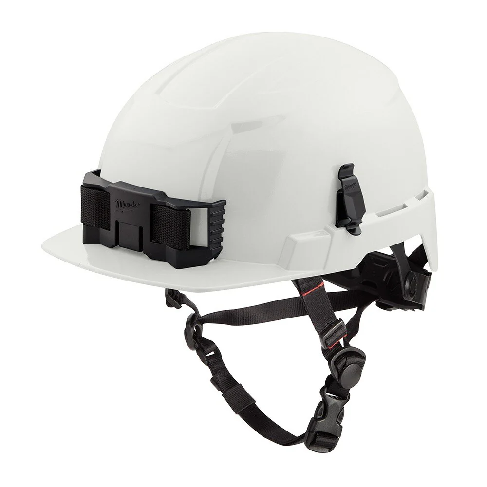 Milwaukee 48-73-1321 BOLT White Front Brim Safety Helmet (USA) - Type 2, Class E, Non-Vented - Image 3