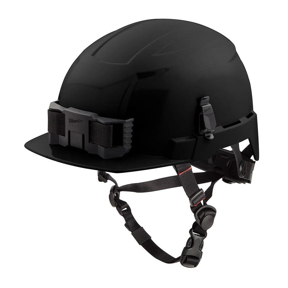 Milwaukee 48-73-1331 BOLT Black Front Brim Safety Helmet (USA) - Type 2, Class E, Non-Vented - Image 3