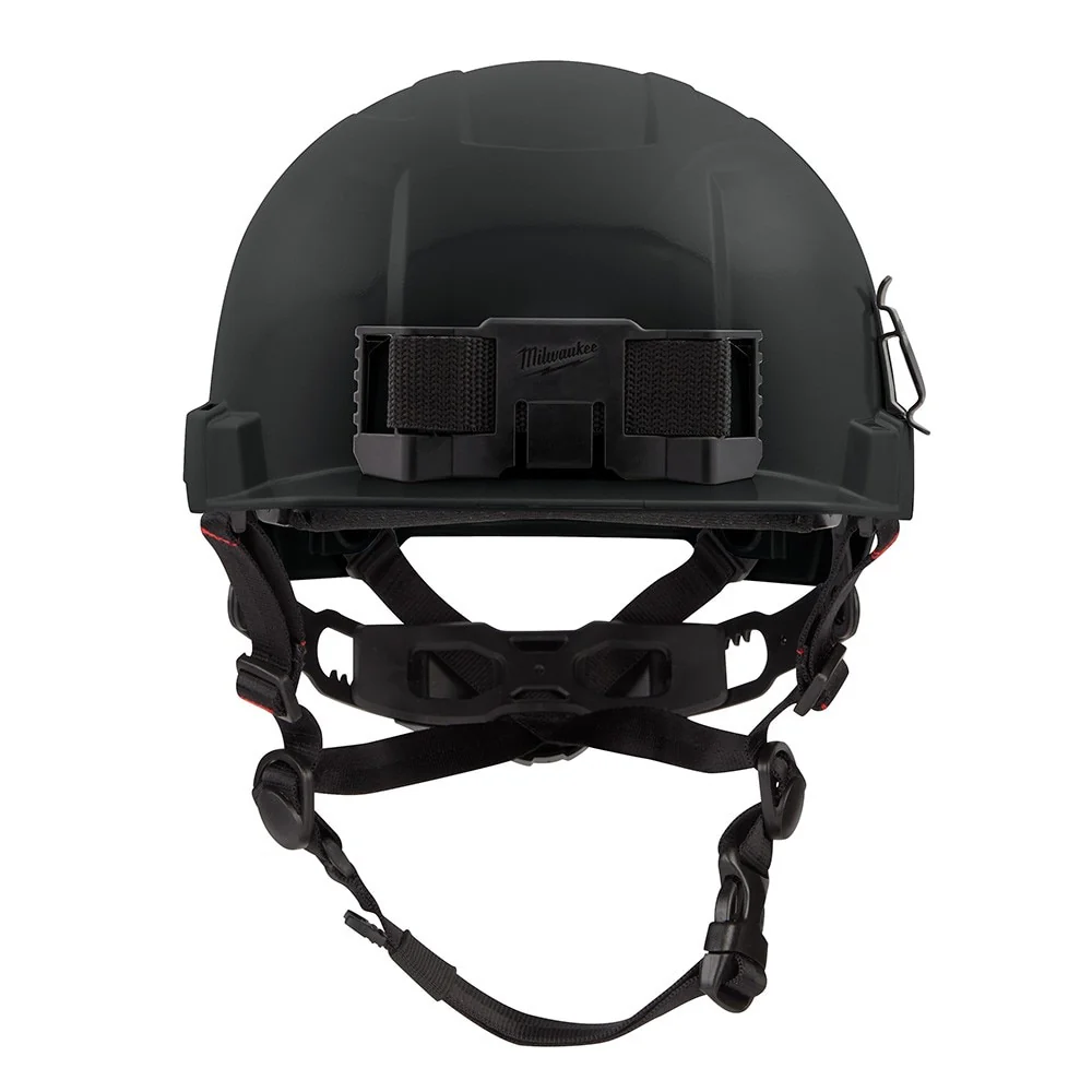 Milwaukee 48-73-1331 BOLT Black Front Brim Safety Helmet (USA) - Type 2, Class E, Non-Vented - Image 4