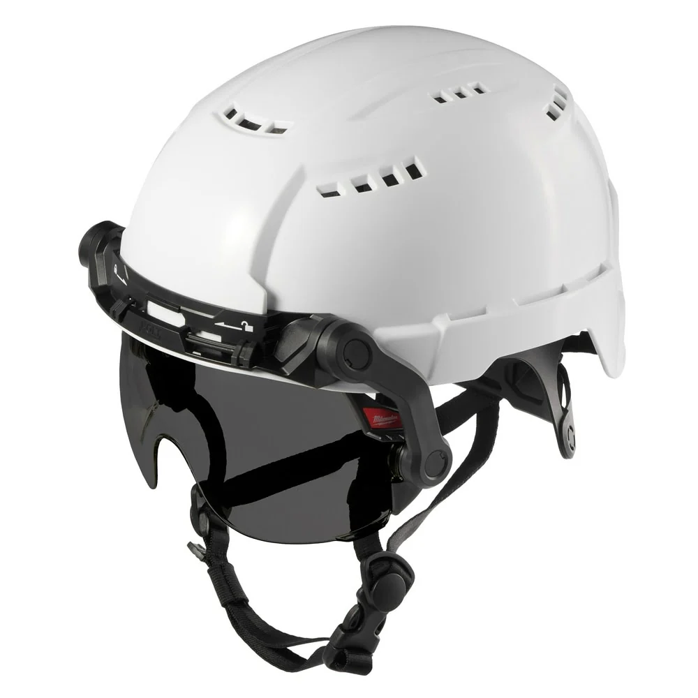 Milwaukee 48-73-1416 BOLT Eye Visor - Tinted Dual Coat Lens with Head Lamp Mount Bracket (Compatible with Milwaukee Safety Helmets) - Image 3