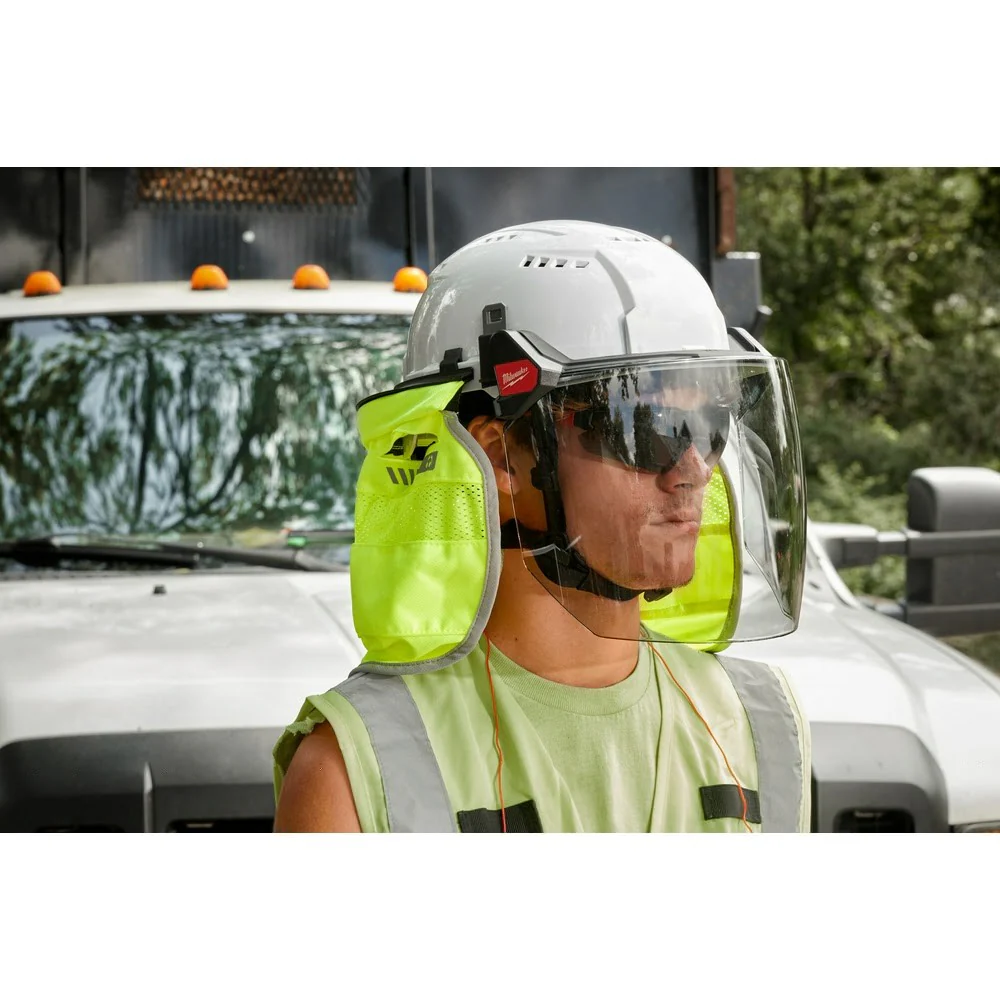 Milwaukee 48-73-1425 BOLT Full Face Shield - Gray Dual Coat Lens (Compatible with Milwaukee Safety Helmets & Hard Hats) - Image 9