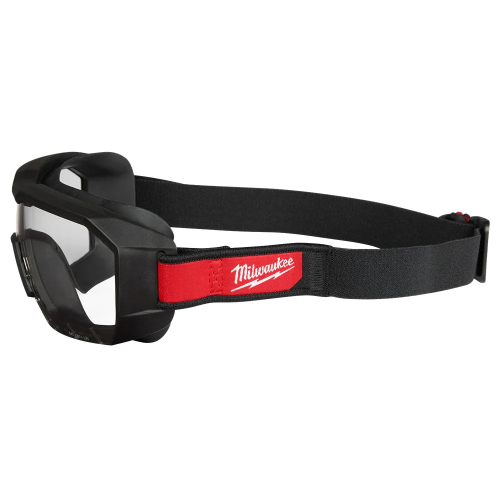 Milwaukee 48-73-2060 Vented Low-Profile Goggles - Clear Dual Coat Lens - Image 4