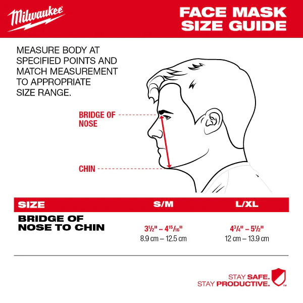 Milwaukee 48-73-4232 10pk 2-layer Gray Face Mask - Image 3