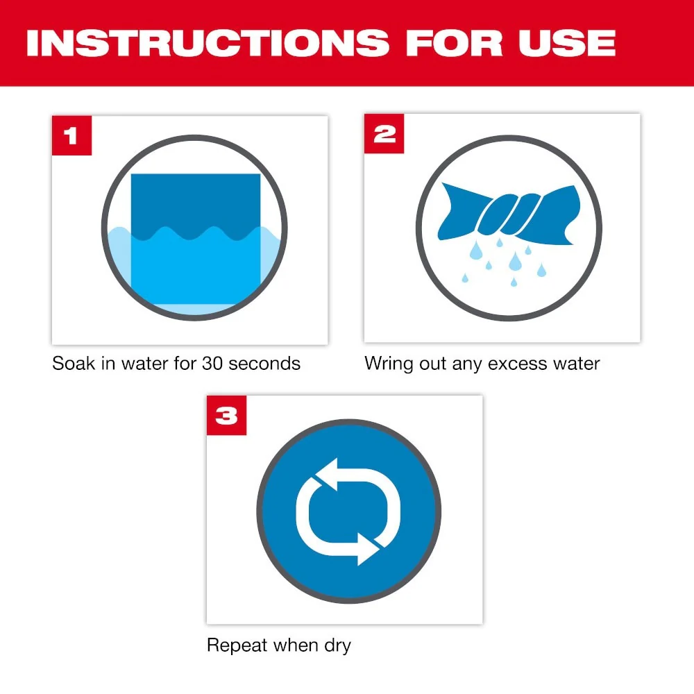 Milwaukee 48-73-4543 BOLT Safety Helmet Cooling Sweat Band - Image 8