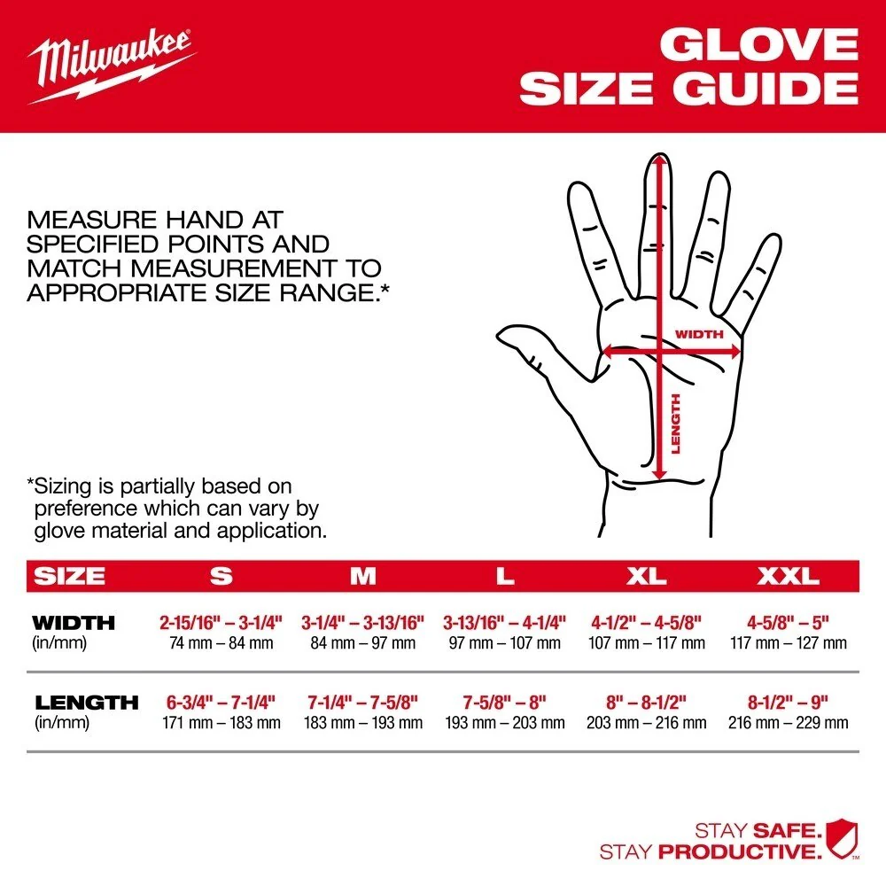 Milwaukee 48-73-7920 Cut Level 2 Winter Dipped Gloves - S - Image 3