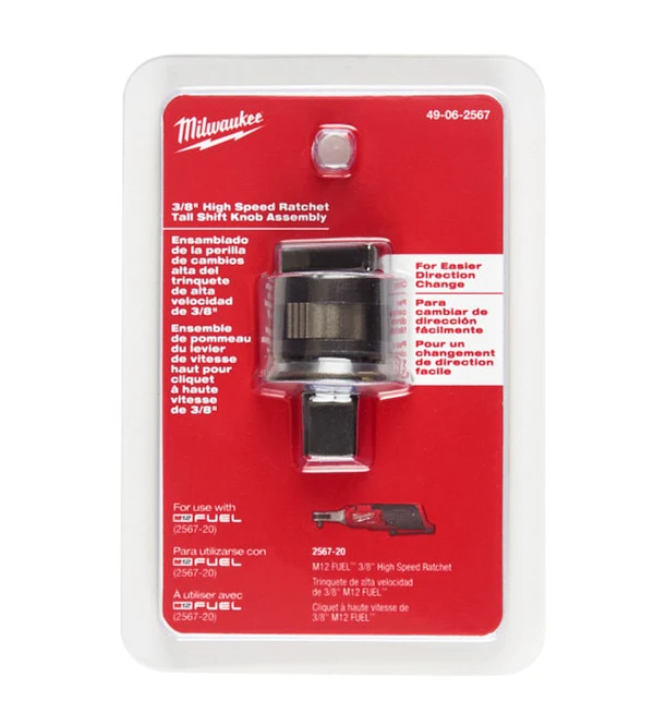 Milwaukee 49-06-2567 3/8" High Speed Ratchet Tall Shift Knob Assembly - Image 3