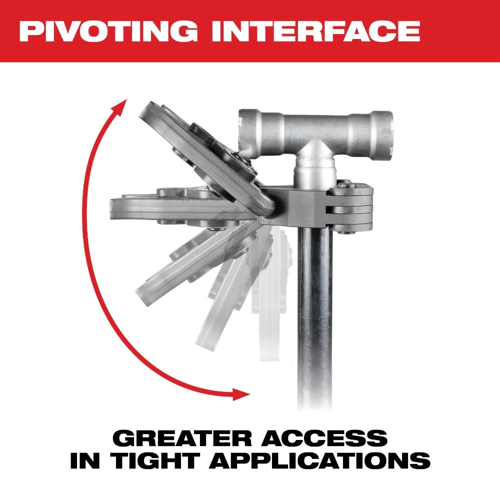 Milwaukee 49-16-2496X 1/2" - 1" IPS-P Pivoting Press Ring Kit for M12 FORCE LOGIC Press Tool - Image 5