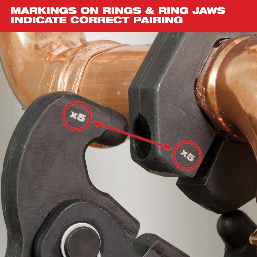Milwaukee 49-16-2659X5 X5 Ring Jaw for M18 FORCE LOGIC Press Tools - Image 6