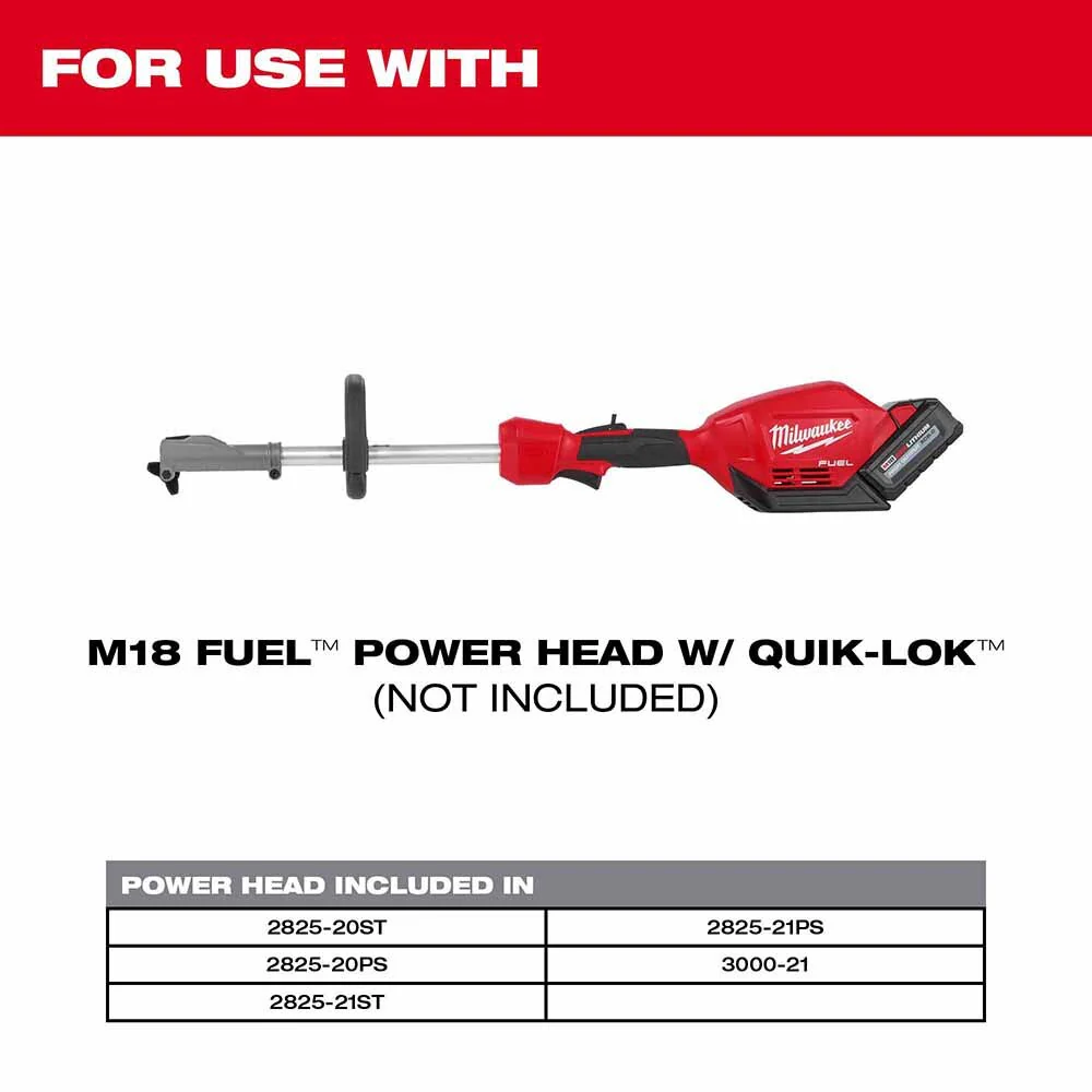 Milwaukee 49-16-2738 M18 Fuel Quik-Lok Brush Cutter Attachment - Image 4
