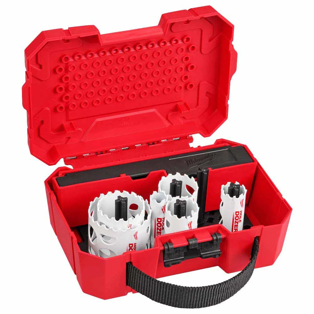 Milwaukee 49-22-4001 10 PC HOLE DOZER HVAC Hole Saw Kit - Image 7