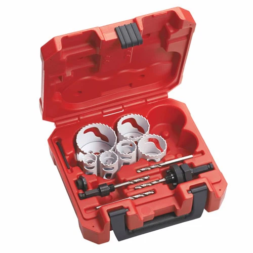 Milwaukee 49-22-4095 7/8" - 2-1/2" 10-Piece Electrician's Hole Dozer Hole Saw Kit - Image 2
