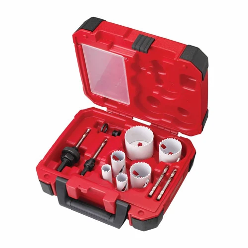 Milwaukee 49-22-4095 7/8" - 2-1/2" 10-Piece Electrician's Hole Dozer Hole Saw Kit - Image 3