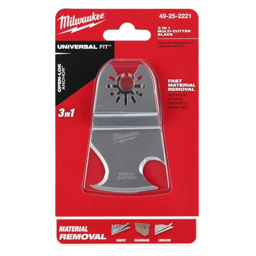 Milwaukee 49-25-2221 Milwaukee® OPEN-LOK™ 3-IN-1 MULTI-CUTTER SCRAPER BLADE 1PK - Image 13