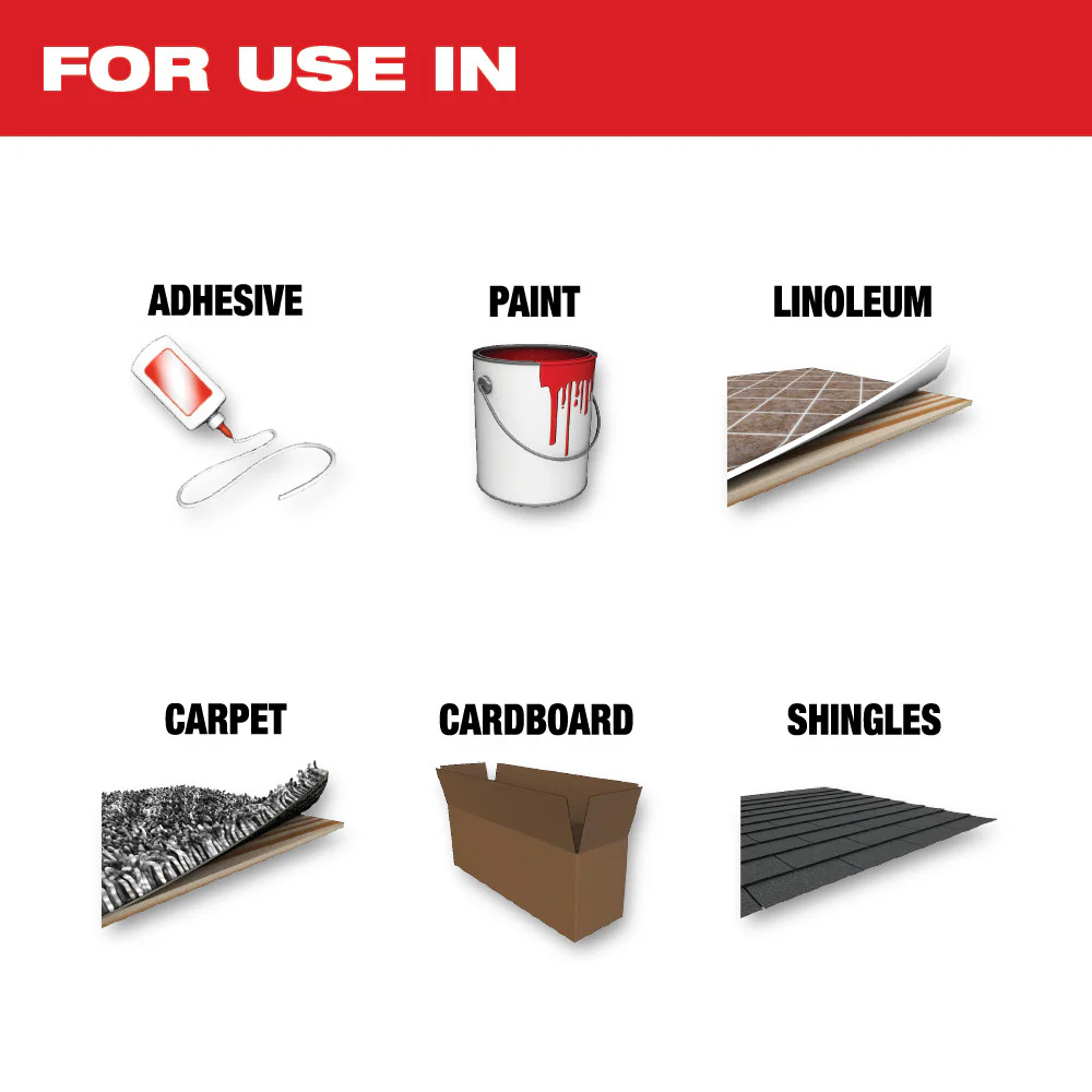 Milwaukee 49-25-2221 Milwaukee® OPEN-LOK™ 3-IN-1 MULTI-CUTTER SCRAPER BLADE 1PK - Image 2