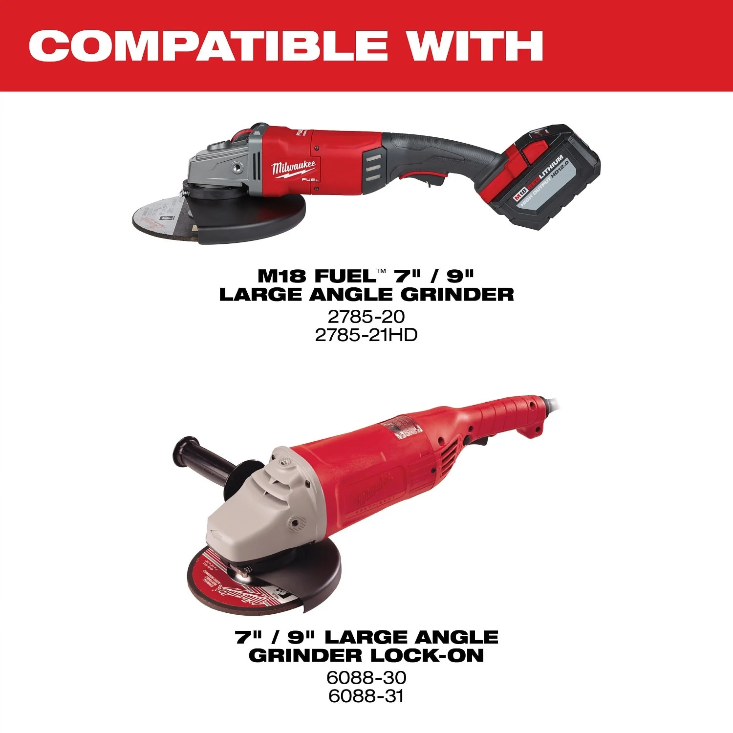 Milwaukee 49-40-6120 7" / 9" Large Angle Grinder Cutting Dust Shroud - Image 2