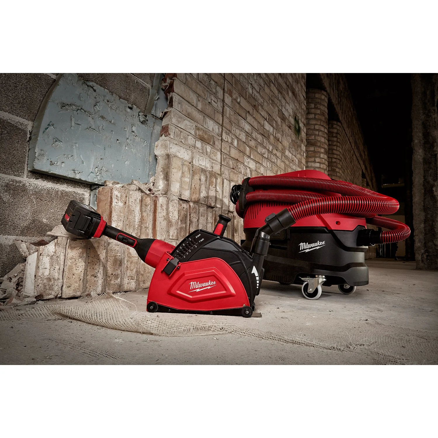 Milwaukee 49-40-6120 7" / 9" Large Angle Grinder Cutting Dust Shroud - Image 8