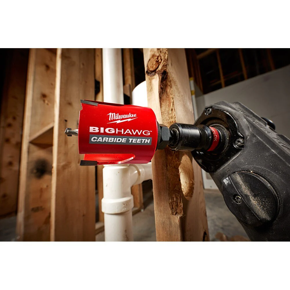 Milwaukee 49-56-9220 2-9/16" Big Hawg with Long Life 10X Larger Carbide Teeth - Image 5