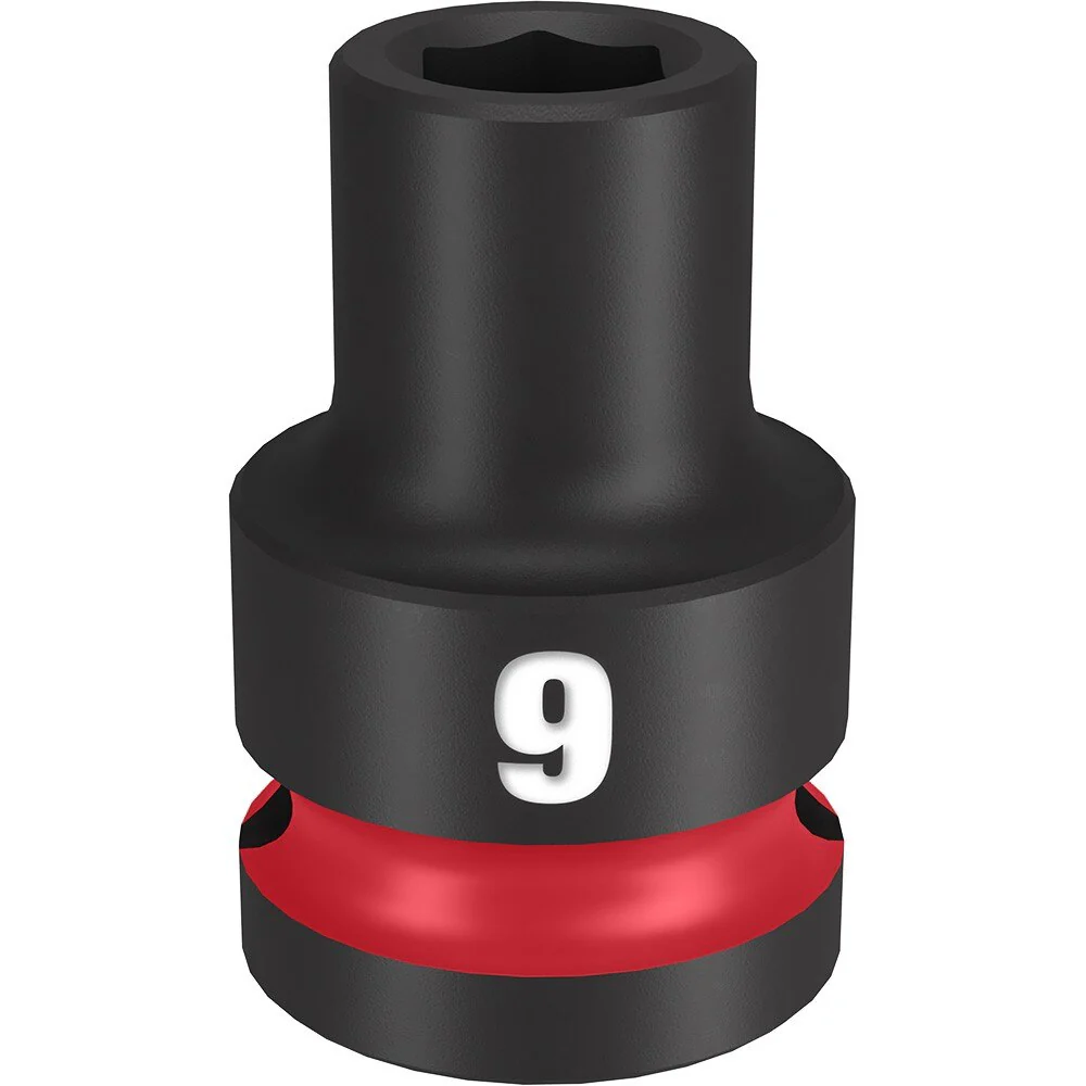 Milwaukee 49-66-6241 SHOCKWAVE Impact Duty™ 1/2"Drive 9MM Standard 6 Point Socket