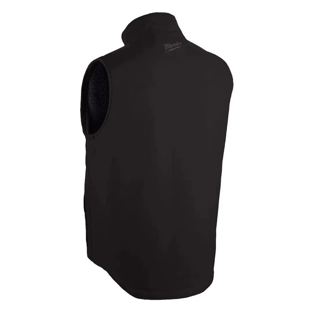 Milwaukee 801B-3X Heavy Duty Sherpa-Lined Vest - Black 3X - Image 2