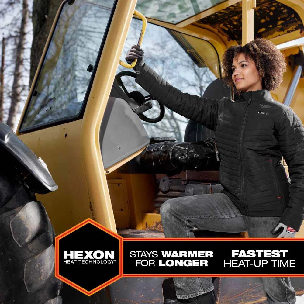 Milwaukee F102B-21 M12 Women's Black Axis Jacket with (1) 3.0 Ah Battery and Charger - Image 7
