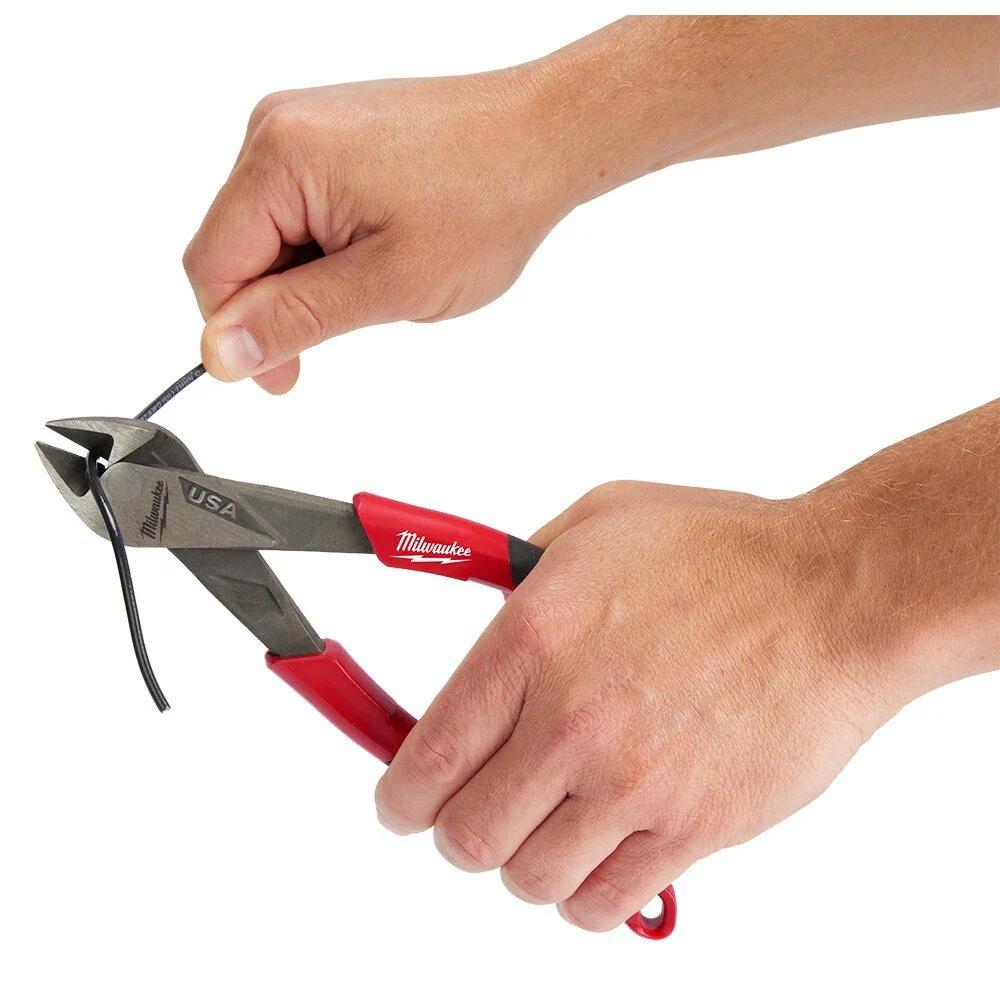 Milwaukee MT558 8" Diagonal Comfort Grip Cutting Pliers (USA) - Image 8
