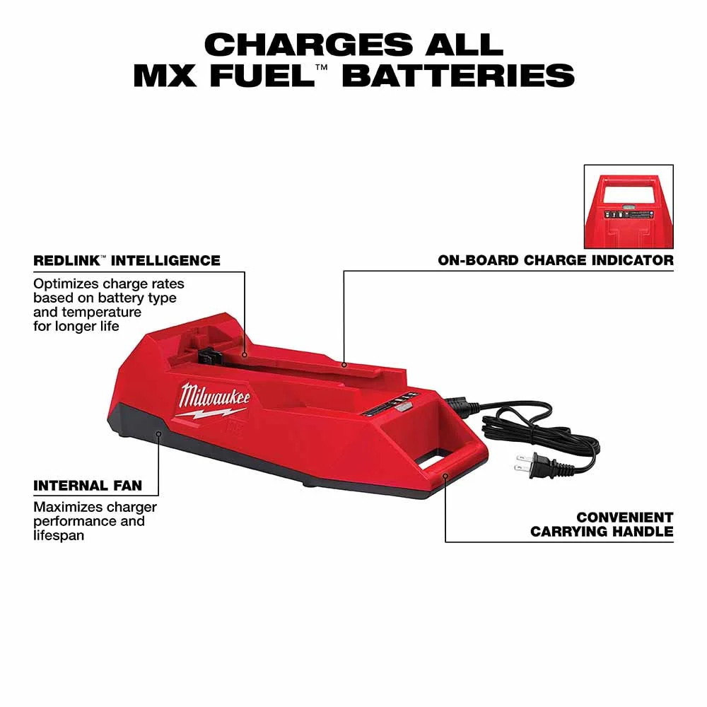 Milwaukee MXFC-2XC MX FUEL Two 72V 6.0Ah XC406 Batteries and Charger Expansion Kit - Image 7