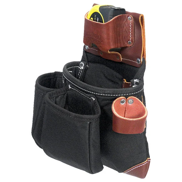 Occidental Leather B8018DB Black OxyLights 3 Pouch Tool Bag with Tape Measure Pouch - Image 3