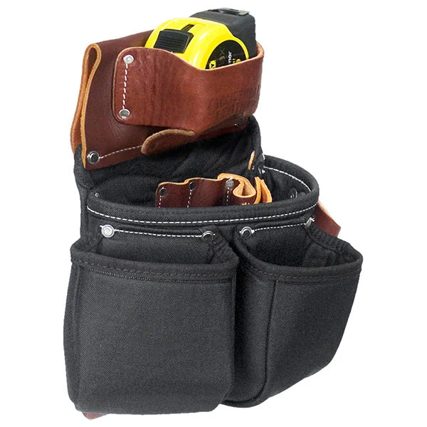Occidental Leather B8018DB Black OxyLights 3 Pouch Tool Bag with Tape Measure Pouch - Image 4