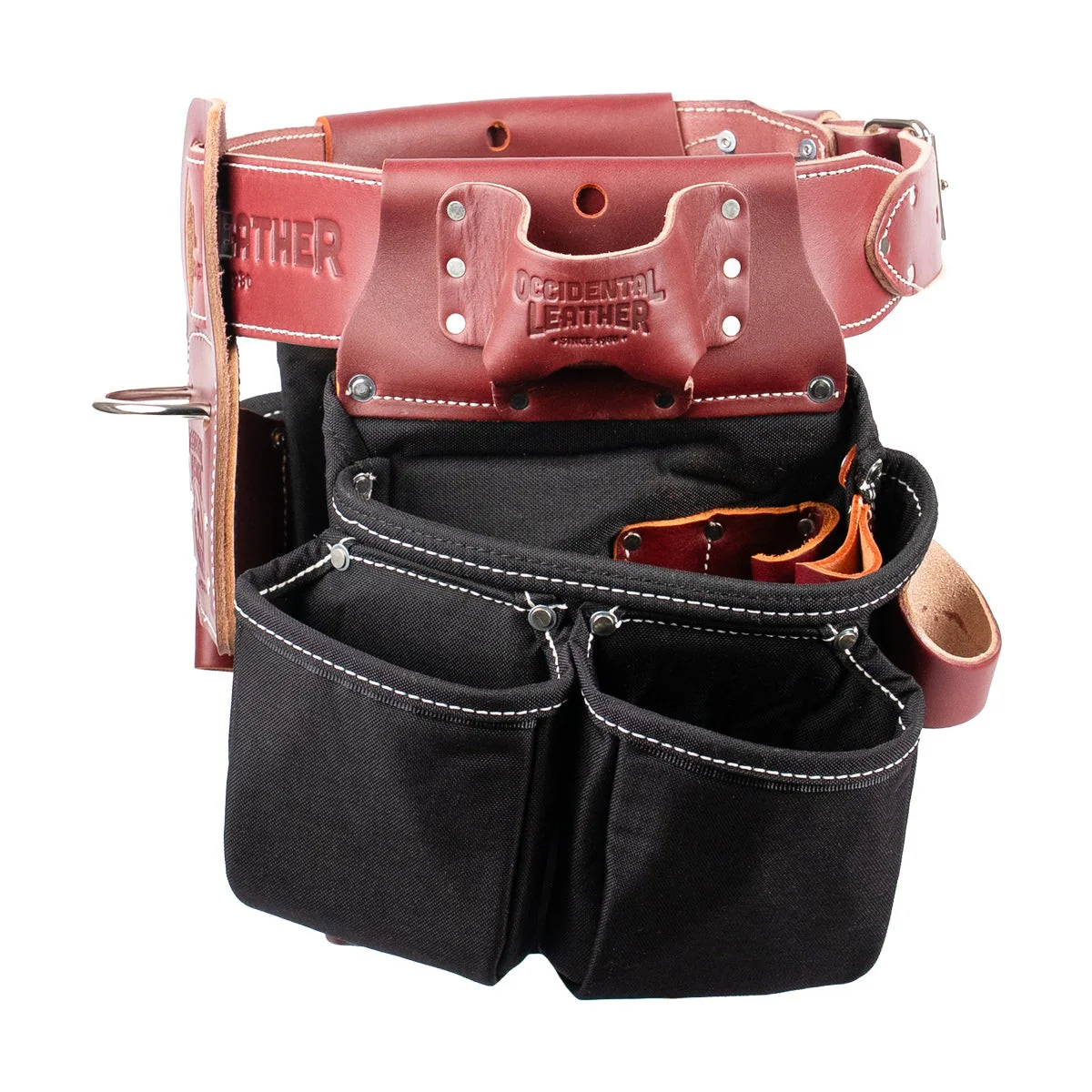 Occidental Leather B8080DBLG Large Black OxyLights Framer Set with Double Outer Bags - Image 5