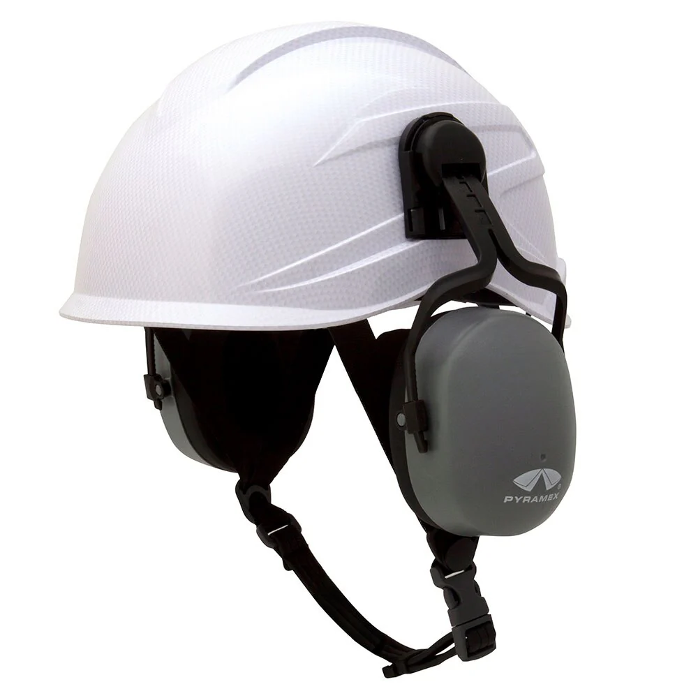 Pyramex HP76116 Ridgeline XR7 Hard Hat Helmet White Graphite Design - Image 8