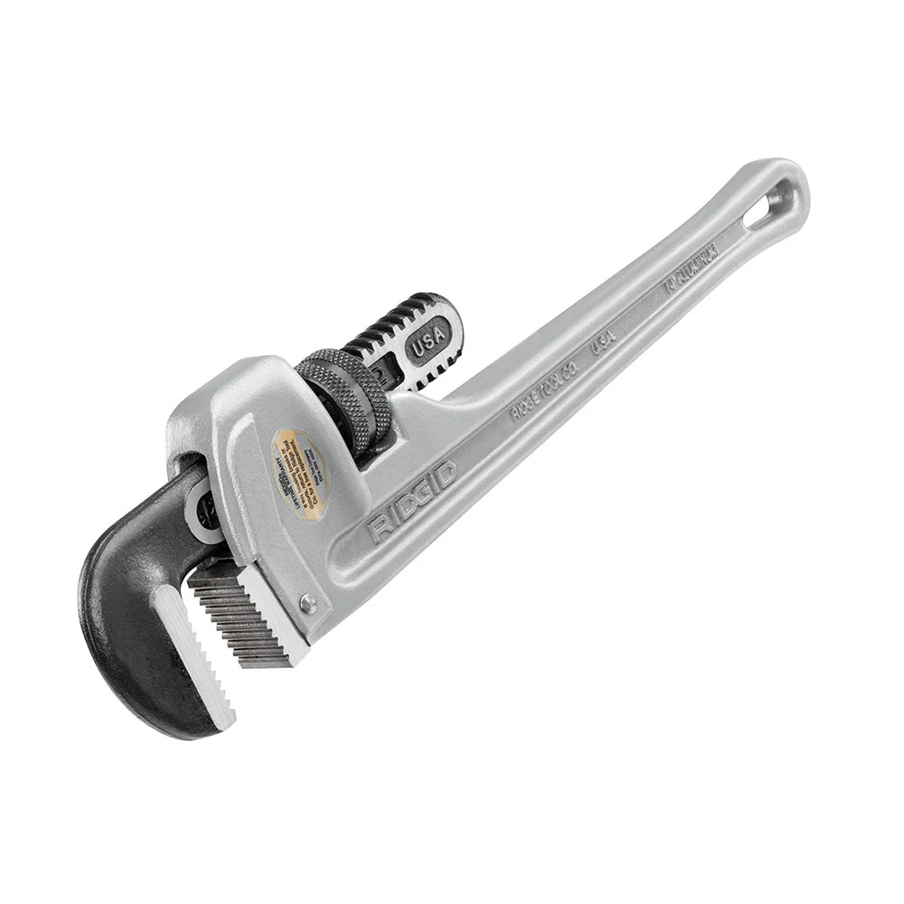 RIDGID 31095 14" Aluminum Straight Pipe Wrench - Model 814 - Image 4