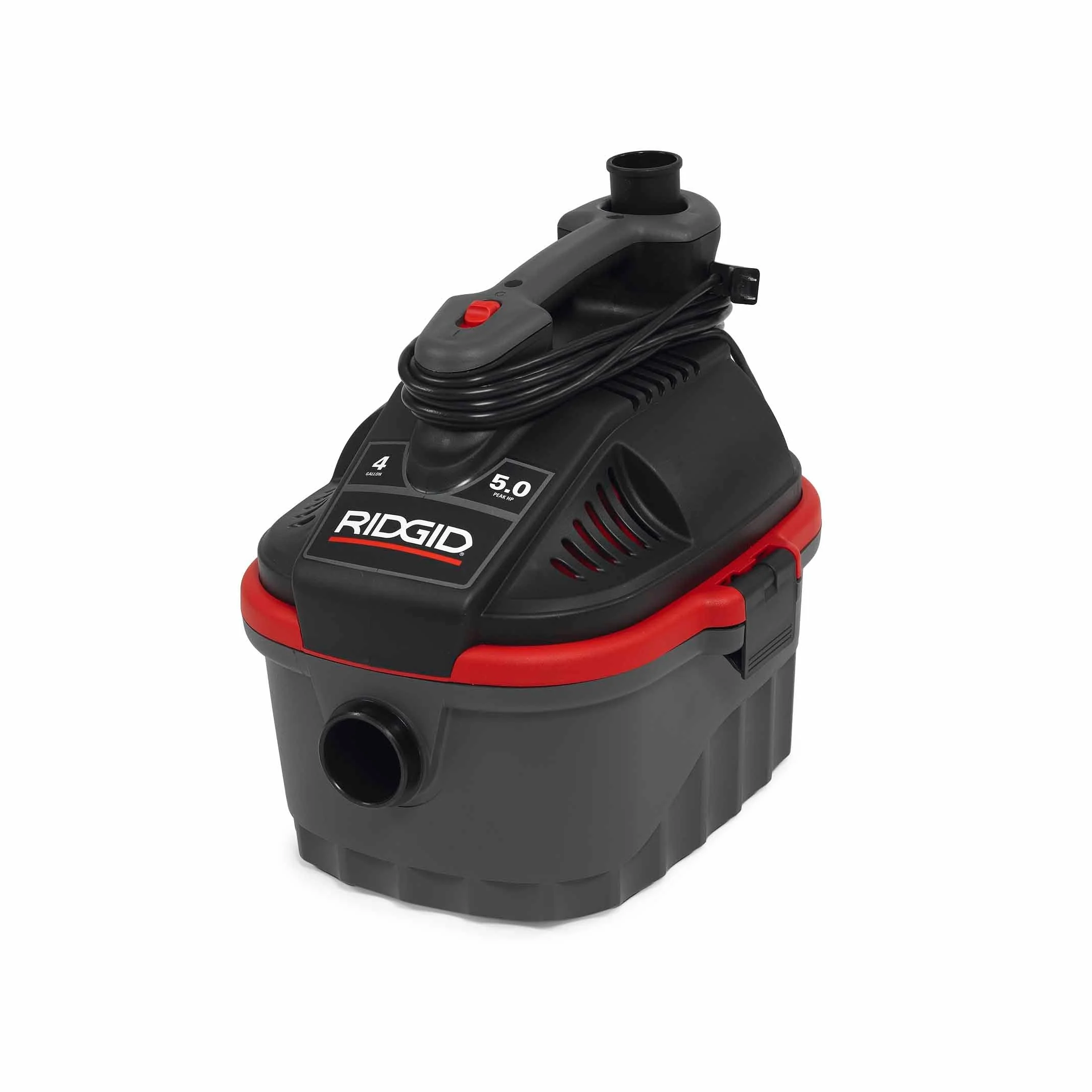 RIDGID 50313 4000RV 4 Gal Portable Red Wet/Dry Vacuum - Image 3