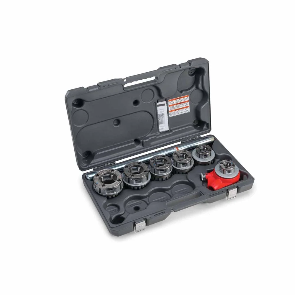 RIDGID 55207 Threader, 12-R 1/2" - 2 " NPT Exposed Ratchet Threader Set for Plastic Coated Pipe - Image 2