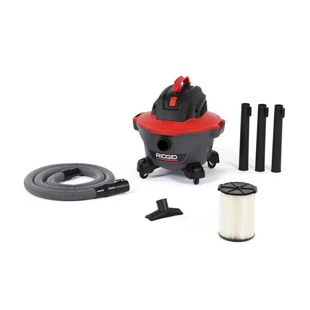 RIDGID 62698 6 Gallon Wet/Dry Vac, Rt0600, Red - Image 2