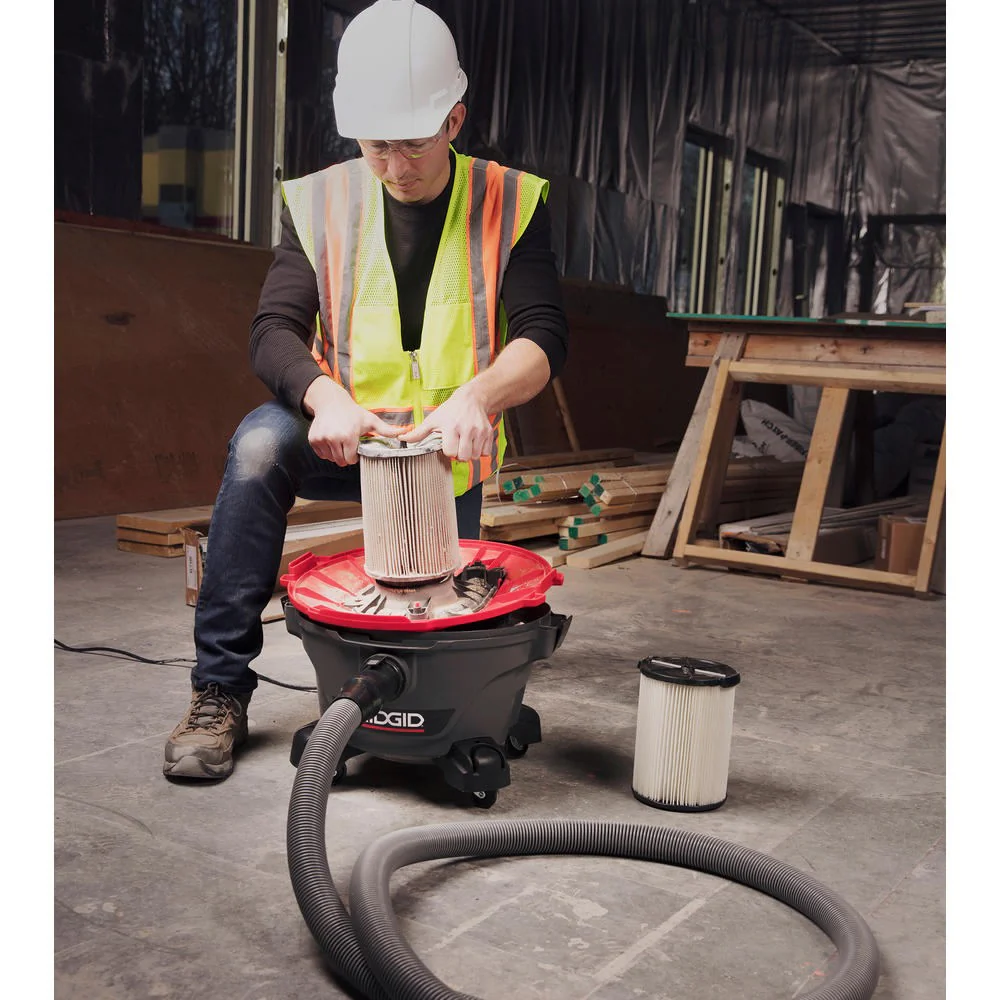 RIDGID 62698 6 Gallon Wet/Dry Vac, Rt0600, Red - Image 8