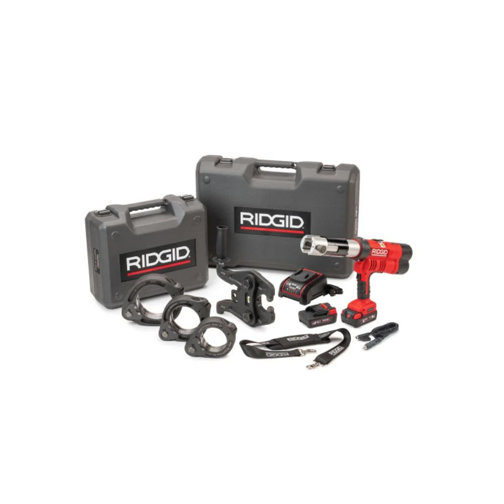 Ridgid 65478 RP 342-XL Battery Kit with Z3 Actuator and 2-1/2" - 4" MP XL Rings - Image 2