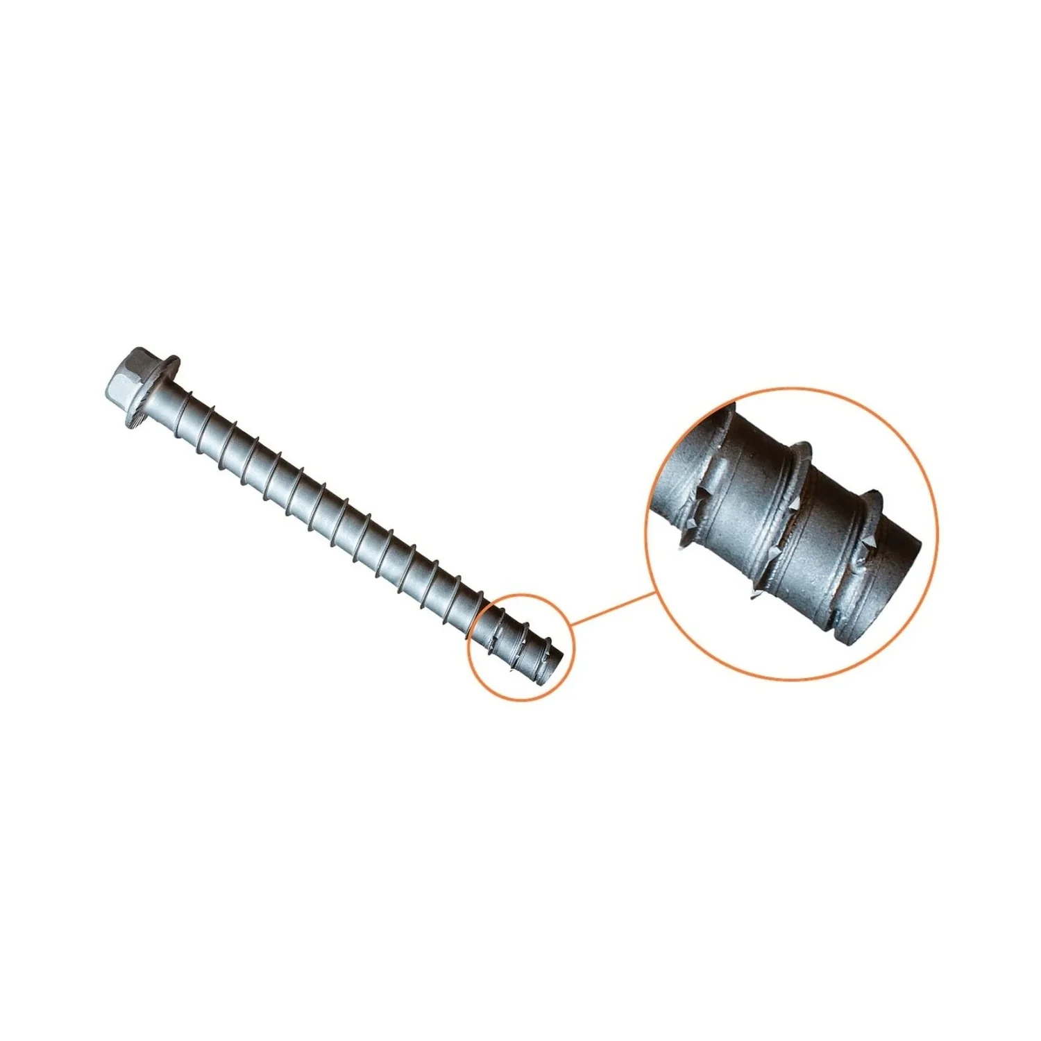 Simpson Anchors THD50500H Titen HD (1/2" x 5") Heavy-Duty Screw Anchor - Zinc Plated (20 Pack) - Image 2