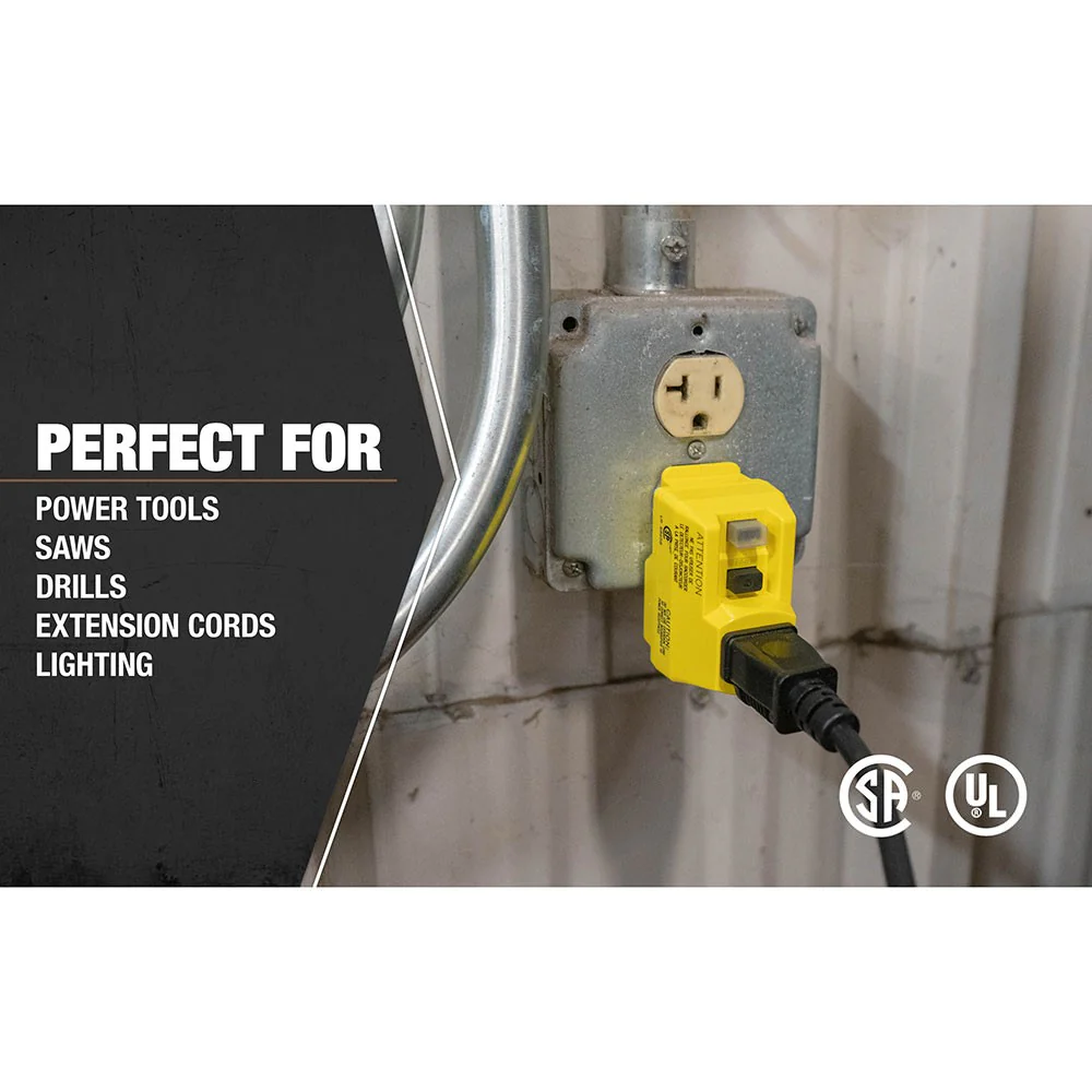 Southwire 14650013-6 GFCI Plug-In Adapter; 15 Amp, 120 Volt - Image 8