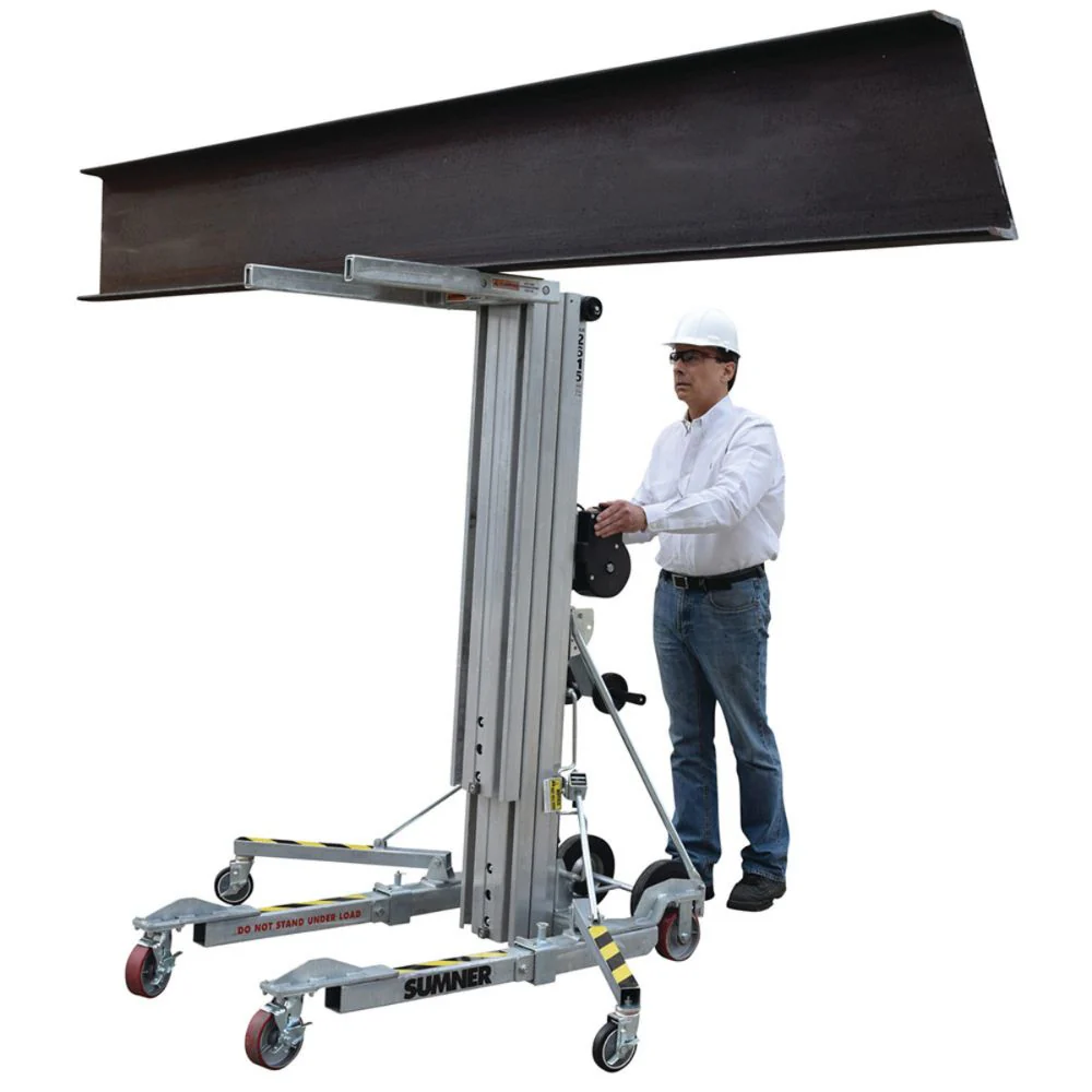 Sumner 783068 2615 Galvanized Finish 15' Series 2600 "Axel" The Big Lift Contractor Lift, 1,100 lbs cpacity - Image 2