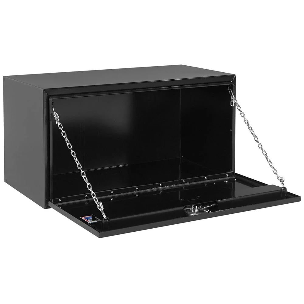 WeatherGuard 550-5-02 Gloss Black Steel Underbed Box, Jumbo, 16.2 Cu. Ft. - Image 3