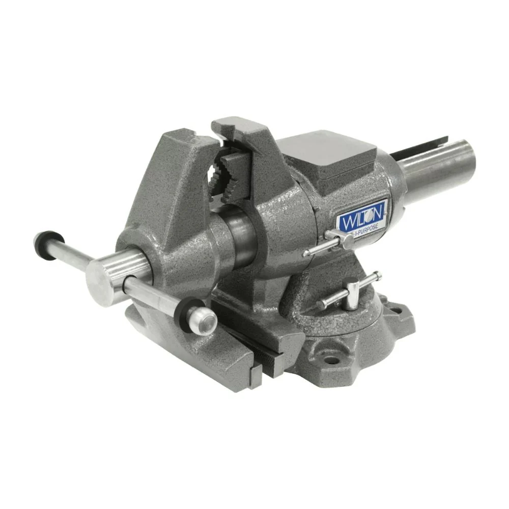 Wilton WL9-28824 550p Multi-Purpose Bench Vise, 5-1/2" Jaw Width, 360 Degree Rotating Head & Base - Image 6