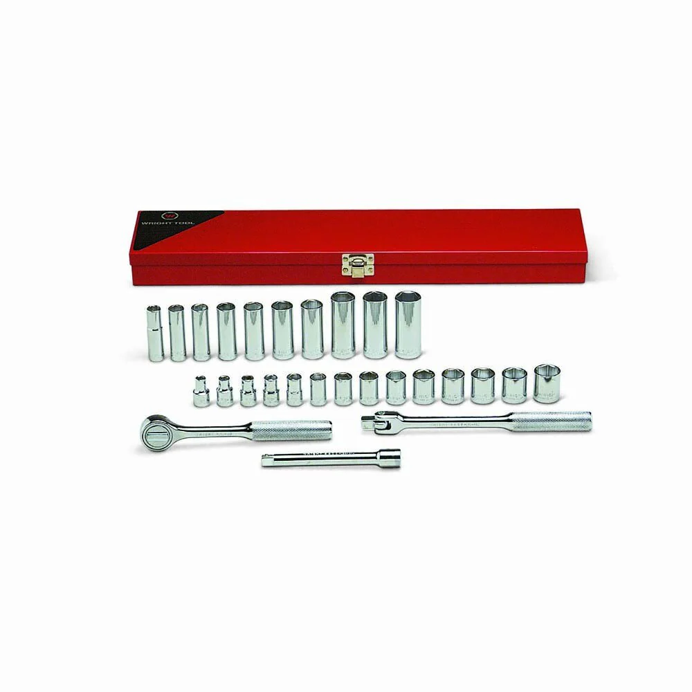 Wright Tool 377 3/8" Drive, 27 Piece Set