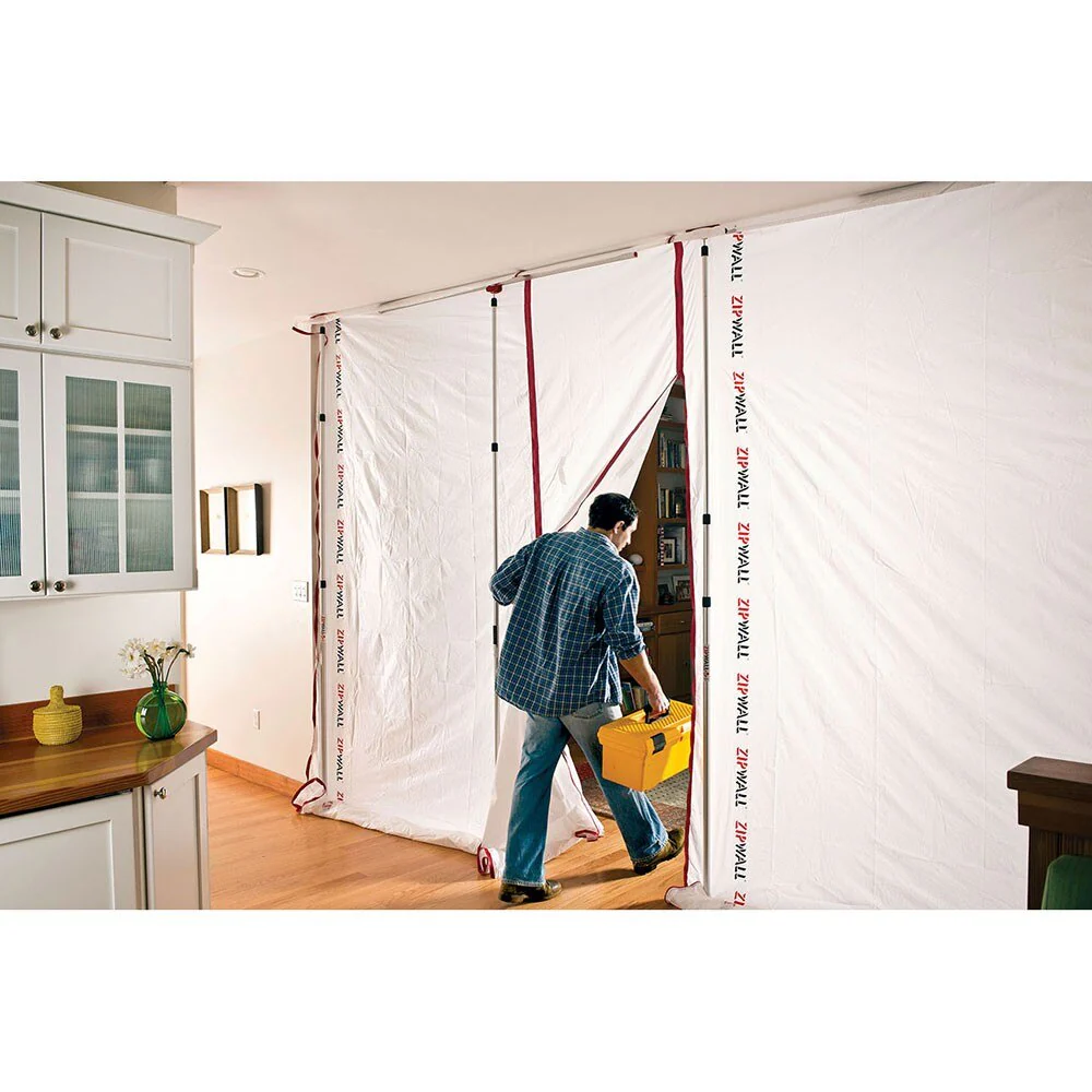 ZipWall Dust Barrier System ZFMP ZipFast Reusable Barrier Panels Mult-Pack - Image 2